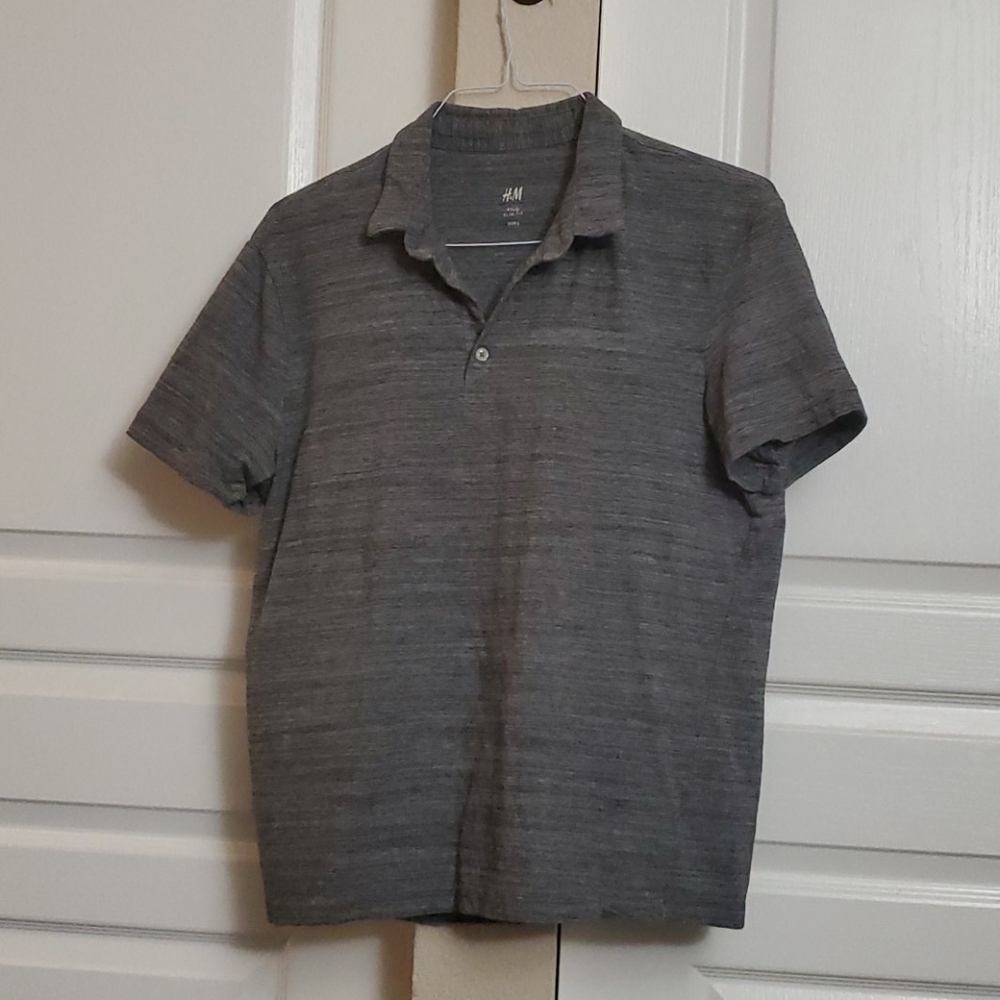H&M gray pole European Large